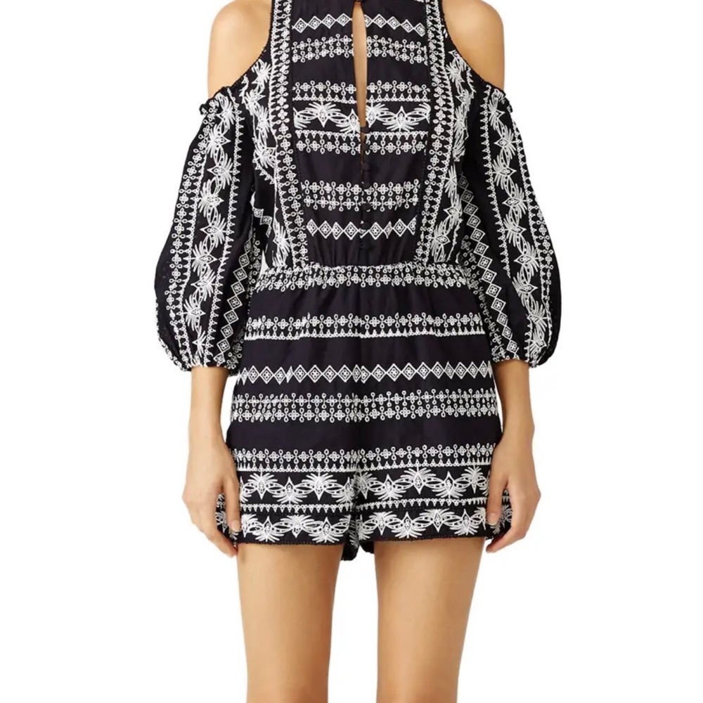 Rachel Zoe Black Tory Romper